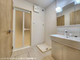コンパクトで使いやすい洗面所