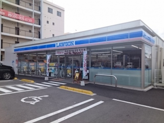 ローソン松山南江戸店様まで900m
