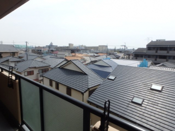 バルコニーからの景色です