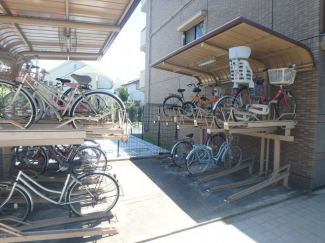 駐輪場です