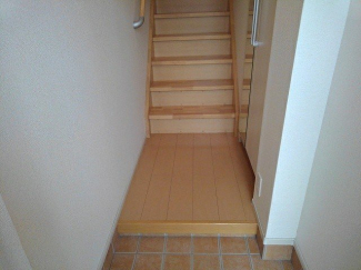 明るい玄関です