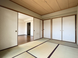 明るい和室です