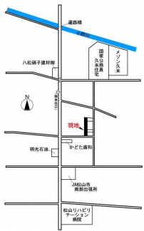 松山市久米窪田町の売地の画像