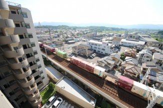 通路側の眺望、電車好きにはたまりません