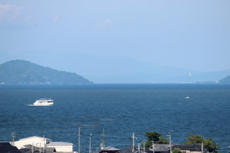 琵琶湖遊覧船もみえます