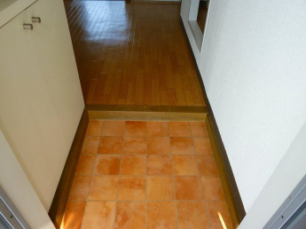 きれいな玄関です