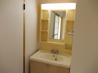 忙しい朝には欠かせない洗面所です