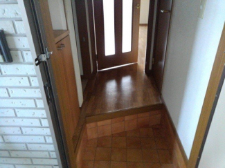 ゆったりとした玄関です