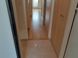 落ち着いた玄関です