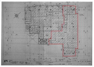 竣工時の建築図面になります。