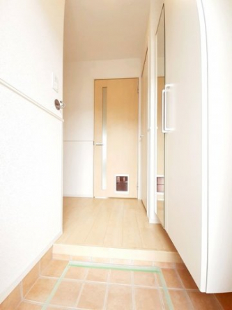 毎日通る玄関はこちらです