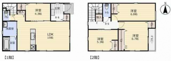 松山市古川南三丁目　新築戸建ての画像