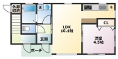 芦屋市精道町のアパートの画像