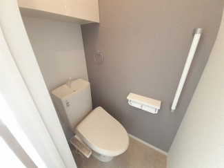 ゆったりとした空間のトイレです