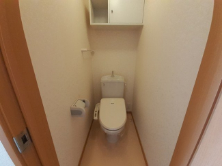 ゆったりとした空間のトイレです