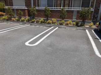 駐車場に車を止められます
