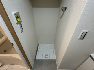 洗濯機置場です