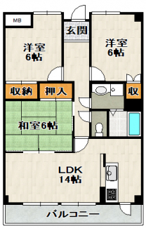 【間取り】