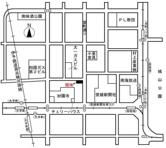 松山市萱町１丁目の店舗一部の画像