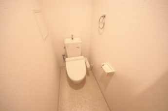 ゆったりとした空間のトイレです