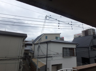 落ち着いた時間を過ごせるバルコニーです