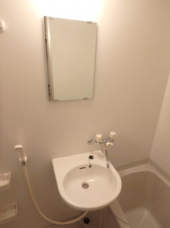 明るい洗面所です