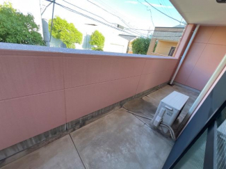 間口が広いベランダ