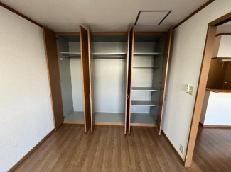 大容量のクローゼット