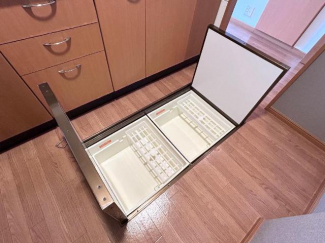 ２連式の床下収納