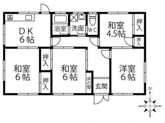 松山市市坪南１丁目の中古一戸建ての画像