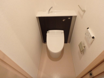 ゆったりとした空間のトイレです