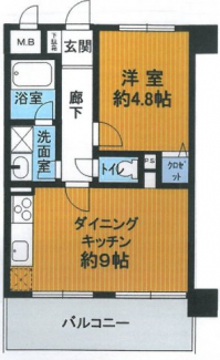 ダイニングと寝室を分けて使える生活動線。

