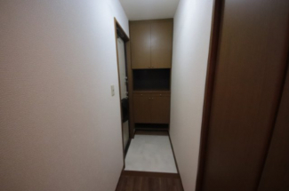 落ち着いた玄関です