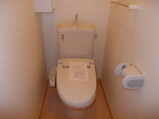 トイレもきれいです