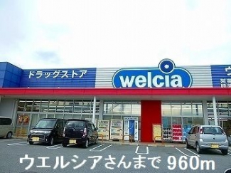 ウエルシアさんまで960m