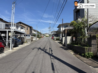 前面道路です。