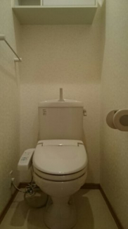 ゆったりとした空間のトイレです