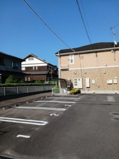 駐車場に車を止められます