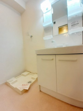 忙しい朝には欠かせない洗面所です