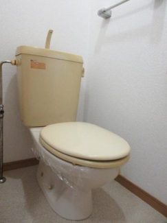 ゆったりとした空間のトイレです