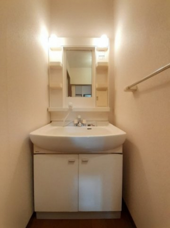 広い洗面スペース