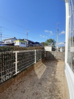 簡単な家庭菜園も楽しめるお庭です