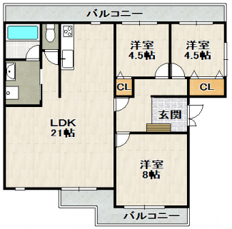 【間取り】
