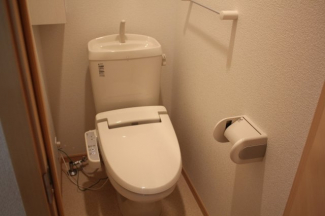 ゆったりとした空間のトイレです