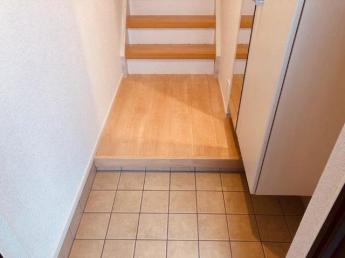 ゆったりとした玄関です