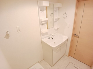 忙しい朝には欠かせない洗面所です