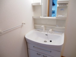忙しい朝には欠かせない洗面所です