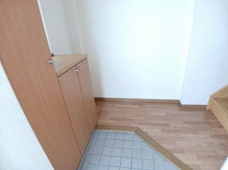 落ち着いた玄関です