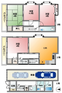 ファミリーに嬉しい4LDK
