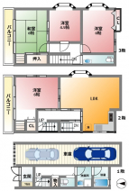 宝塚市福井町の中古テラスハウスの画像
